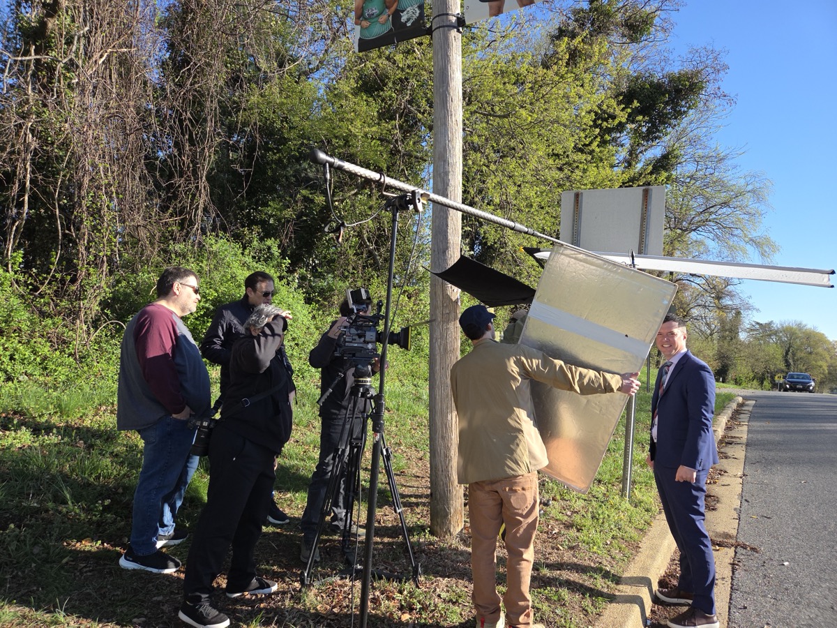 Behind the scenes campaign video shoot
