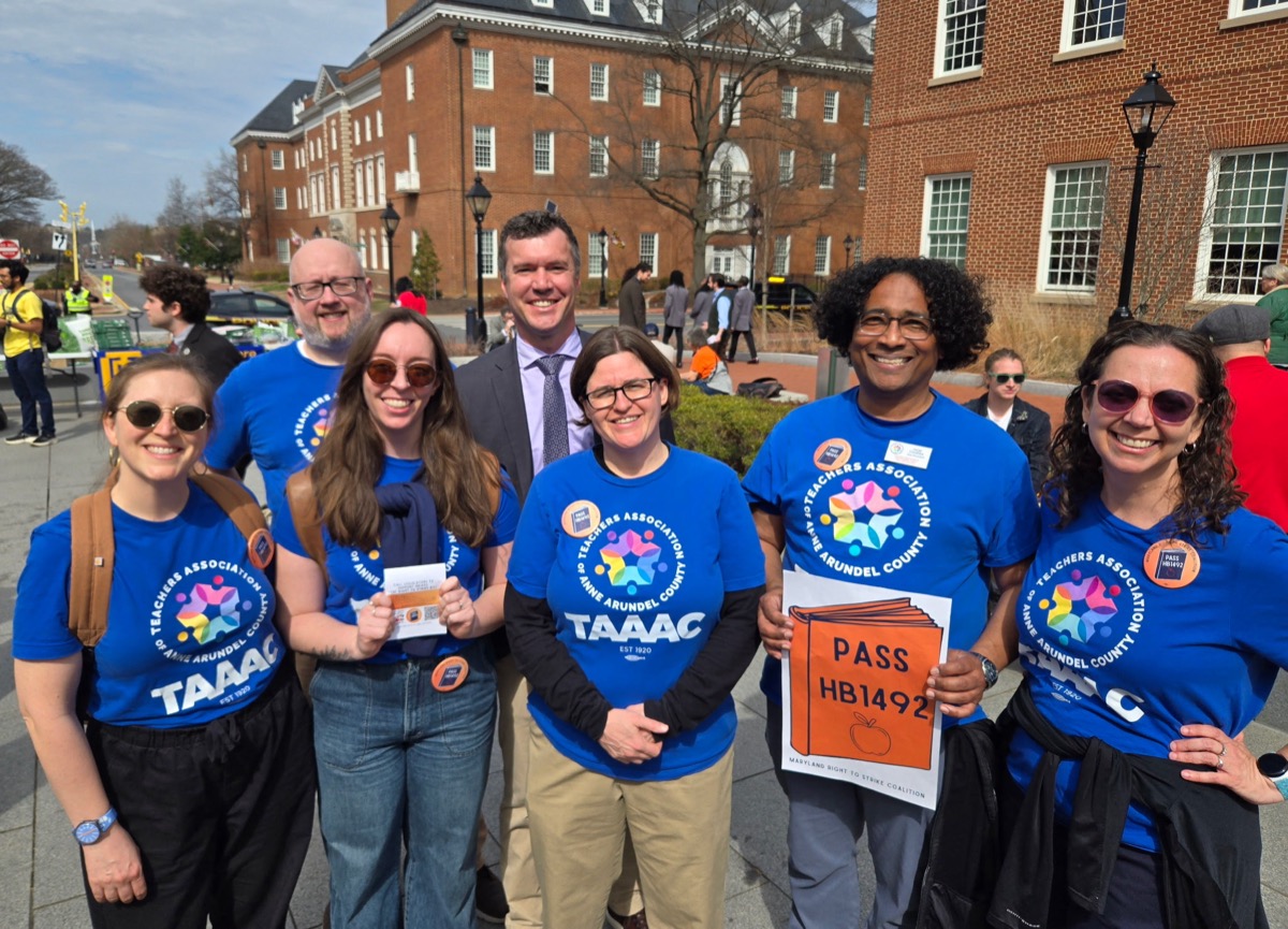 Volunteer team at campaign event