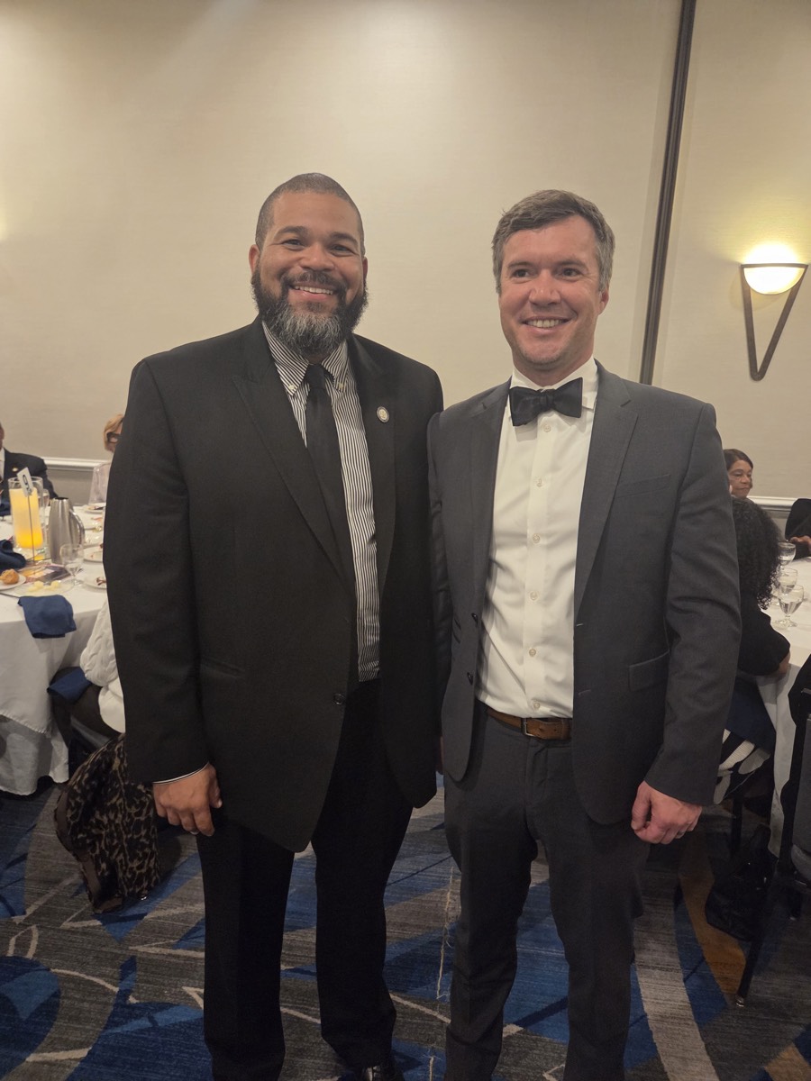 James with community leaders at the NAACP Gala
